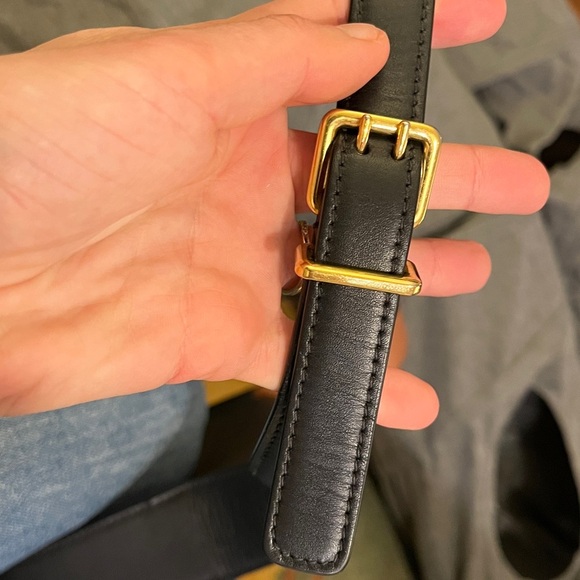 Jil Sander All Day Flap Bag Black Calfskin gold hardware. Rare. - Picture 4 of 14